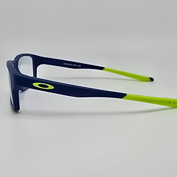 Oakley OY8002-0449 Crosslink XS Satin Navy Youth Eyeglasses Frame 49-14-117 - Picture 3 of 12